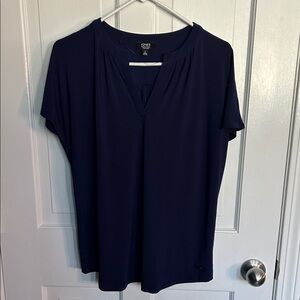 Jones New York Women's Dark Blue Blouse